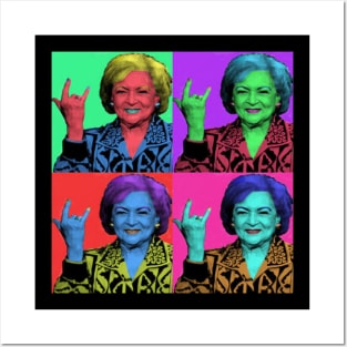 Betty White Posters and Art